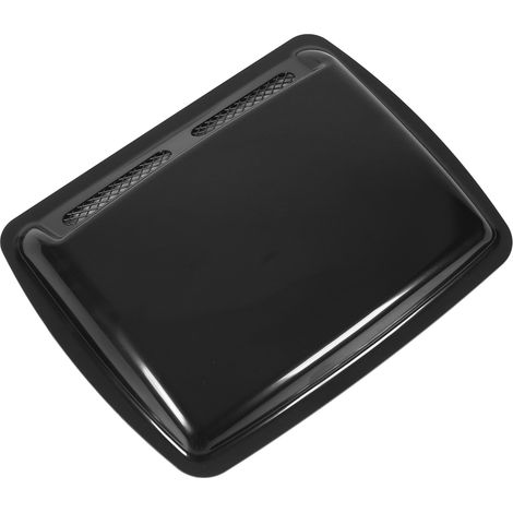 Motorhaube mit dekorativem, aufgeklebtem Lufteinlass – Glänzend Schwarz für verbesserte Luftzirkulation (1/5)