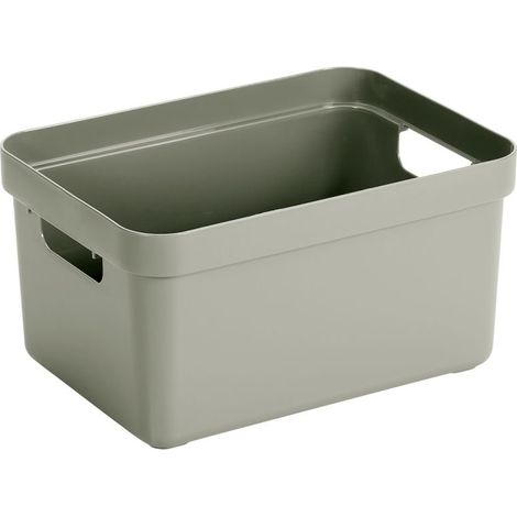 Sunware Aufbewahrungsbox Sigma Home mit Griffen 25,2 x 18 cm 5 L hellgrün Boxen, Körbchen & Kisten (1/3)
