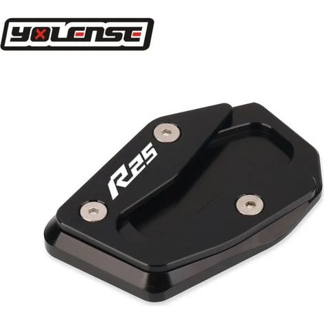 (Noir-R25) Extension de béquille latérale compatible avec YAMAHA YZF-R3 YZF-R25 YZFR3 YZFR25 YZF R3 R25 2021 2022 maxpower (1/4)