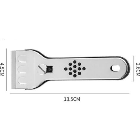 Raschietto per piani cottura in vetroceramica - Raschietto per vetro in acciaio inox (1/4)