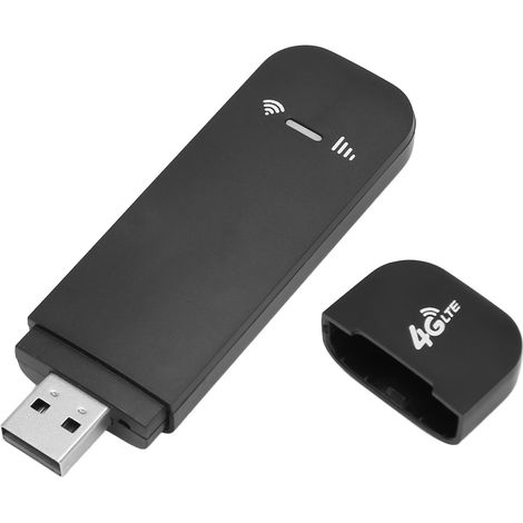Point d'accès Wi-Fi mobile 4G LTE 150 Mbps, routeur Wi-Fi portable USB avec emplacement pour carte SIM, idéal pour les voyages en extérieur (noir). (1/4)
