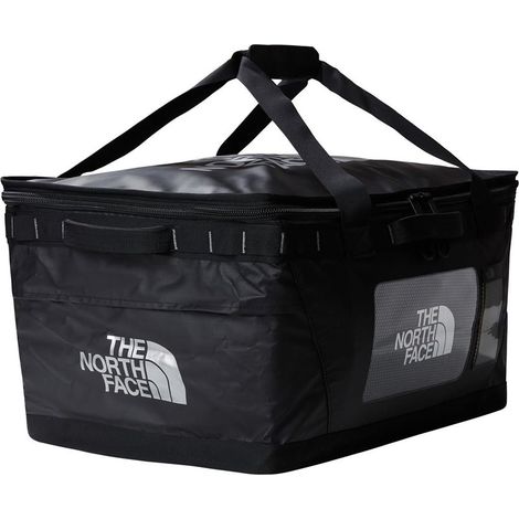 The North Face Base Camp Gear Box M TNF Negro/TNF Negro 65L Contenedor de almacenamiento técnico Unidad de armazón metálico (1/4)