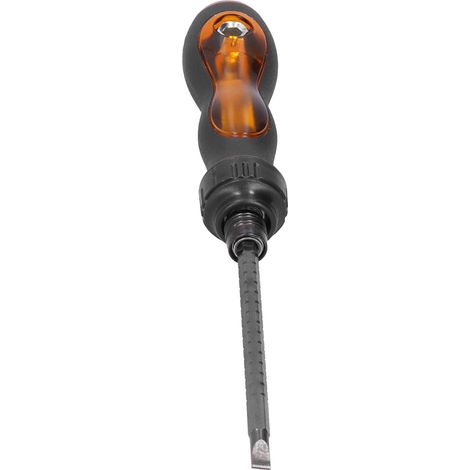 Ratschen-Schlitzschraubendreher, Kreuzschlitz-Doppelend-Schraubendreher, einziehbarer magnetischer Schraubendreher, Befestigungswerkzeug (1/5)