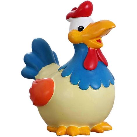 Tirelire en forme de poule, tirelire de bureau décorative, tirelire animalière, boîte à monnaie (1/4)
