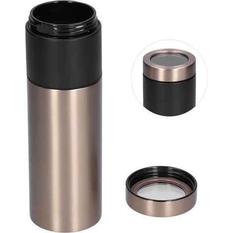 Kaffeeflasche aus Edelstahl mit Filter, vakuumisolierter Reisebecher, Outdoor-Becher/Edelstahlflasche. (1/5)