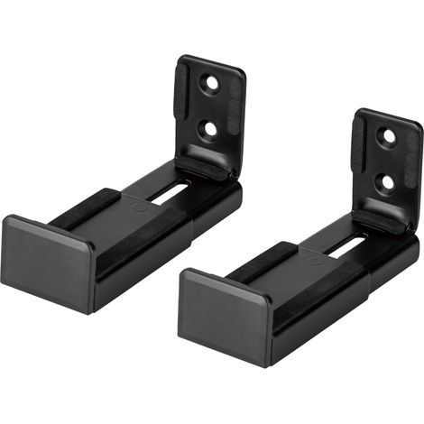 Supporto da parete universale per soundbar, 90-154 mm, nero