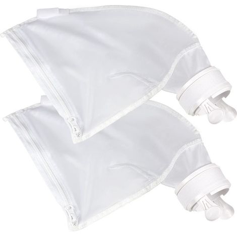 Sacs de nettoyage en nylon pour nettoyeur de piscine Polaris 280/480 Fermeture éclair étanche Installation facile avec velcro Lot de 2 (1/5)
