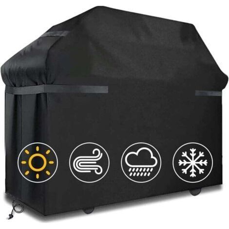 Housses de barbecue Housse de barbecue étanche Coupe-vent, indéchirable Housse de barbecue avec sangles et sac de rangement (150100125cm) (1/5)