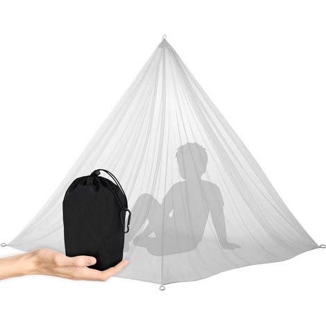 Moustiquaire de voyage 220 cm x 170 cm super légère parfaite pour la randonnée, le camping et les vacances (1/5)