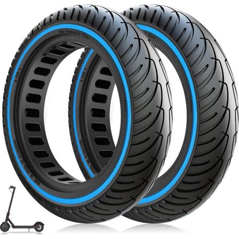 Pneu Plein 8 1/2 X2 Trottinette Pour Xiaomi Pro 2 1S M365 Mi 3, Pneus Increvable 8,5 Pouces, Roue Pleine Trottinette 8.5X2 Pouces (1/5)