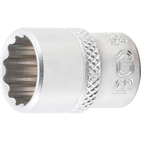 Douille Clé Douze Pans 6,3 mm (1/4) - 1/2 Carré - Acier Résistant - Usage Professionnel et Précis - D-Work