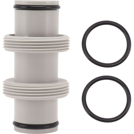 Adattatore per tubo da piscina, connettore dritto da 1,5" a 1,5" per tubo da piscina, connettore filettato per aspiratori per piscina -Crezuo