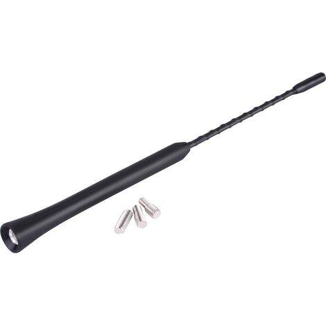 Eosnow Antenne Radio FM aérienne universelle de remplacement de voiture de 9 pouces, Anti-bruit, avec vis