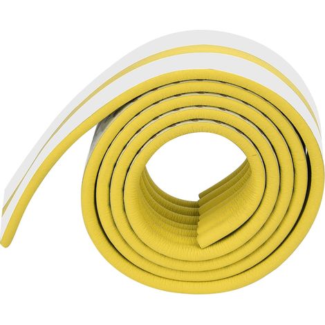 Bande de protection antidérapante multifonction 6,5 pieds jaune pour bébé, coins muraux sécurisés enfant (1/5)