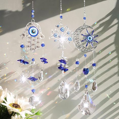 Sonnenfänger aus Kristall zum Aufhängen, Regenbogen-Sonnenfänger, Kristall-Ornament-Fänger, Kristallkugel-Dekoration, Sonnenfänger, für Weihnachtsbaum, Hochzeit, Geburtstag, Party-Dekoration