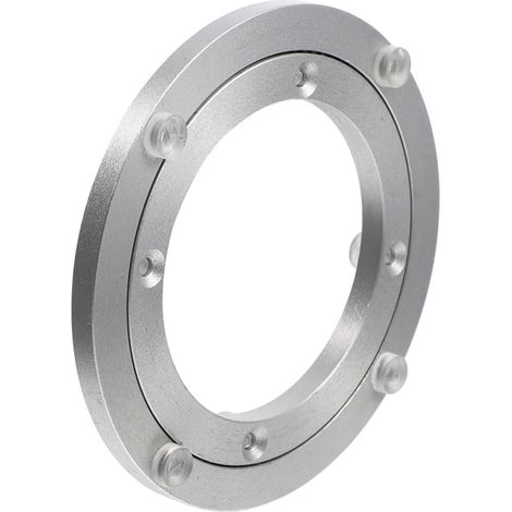 Socle pivotant roulement fluide, alliage d'aluminium durable,