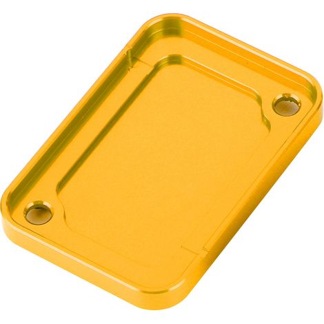 Motorradmodifikation: 1 Paar Bremsflüssigkeitsbehälterdeckel und Bremspumpendeckel für die Vorderradbremse. YAMAHA Tricity 125/155 Gold. (1/5)