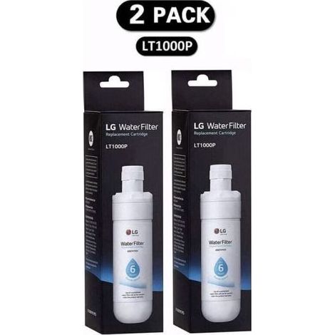 Lot de 2 filtres à eau pour réfrigérateur LT1000P