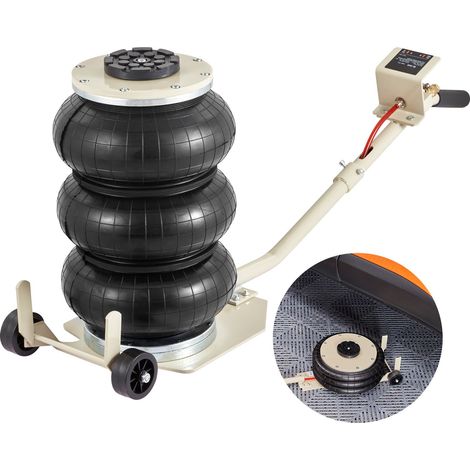 Cric Pneumatique Triple Sac 3 Tonnes/6600 lbs pour Levage Voiture et SUV (1/5)