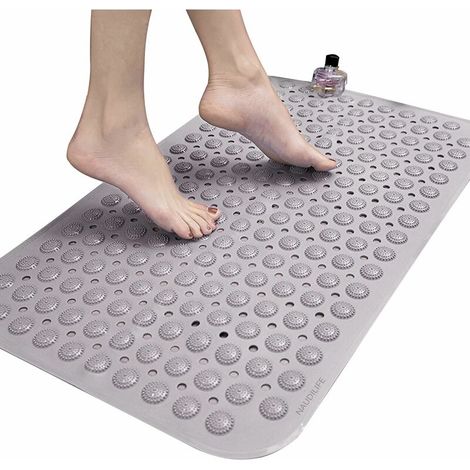Green Mobility-Tapis de Bain antidérapant en PVC, Tapis de Bain et de Douche, Tapis de Douche antibactérien, résistant à la moisissure, Tapis de Bain antidérapant avec Ventouse, 40 x 70 cm. (1/5)