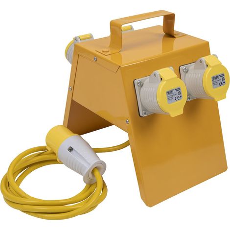 Sealey CEE 4-Way Splitter Box 1.5mm Cable 16A Plug WSSB16 (1/5)