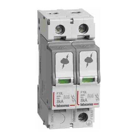 Protector contra sobretensiones BTIF10LB2 (SPD) T1+T2 2P - Imax=8 kA