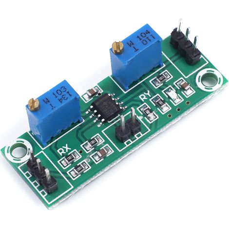 Amplificateur de signal faible LM358, amplificateur de tension, module d'amplificateur opérationnel à deux étages, alimentation unique, unité d'acquisition de signal (1/3)