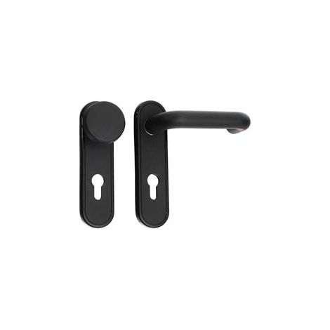 COPPIA MANIGLIA E POMOLO FISSO CON FORO CIL. PER MAN. ANTIP. 07070240- - (07070240) - 1 pezzi CISA