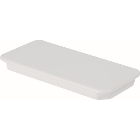 Tappo terminale rettangolare 55x110mm bianco per cappe (1/3)