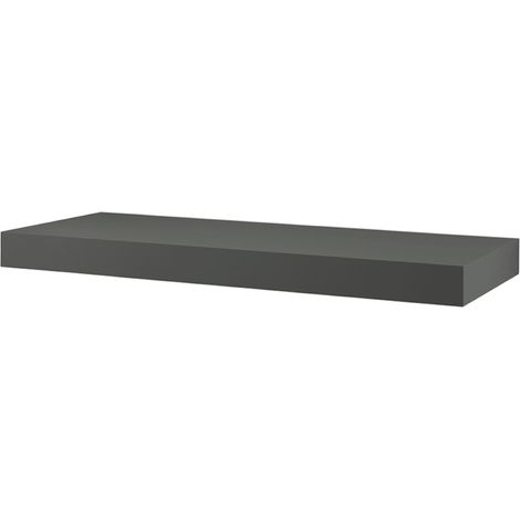 Mensola in legno sospesa per lavabo bagno 140 cm COSTA Grafite (1/3)
