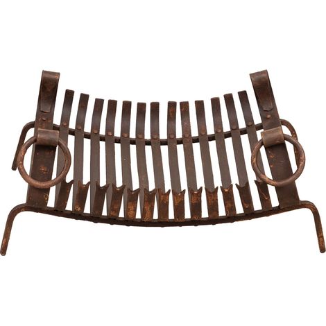 Braséro en fer forgé Porte-bûches en fer Braséro d'extérieur Style rustique Barbecue de jardin Poêle à bois Poker