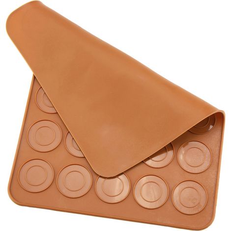 Stück Silikon-Backmatte für Macarons mit 30 runden Löchern (1/5)