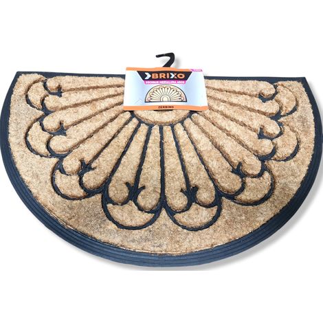 Felpudo de coco y vinilo puerta exterior 75 cm espesor 25 mm