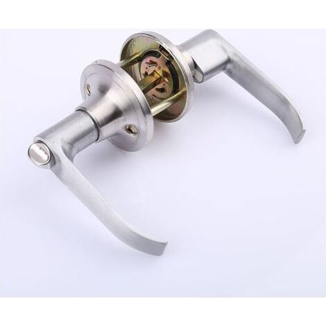 Poignée de porte intérieure robuste et avancée, verrouillage à clé, taille du loquet 60/70 mm (1/5)