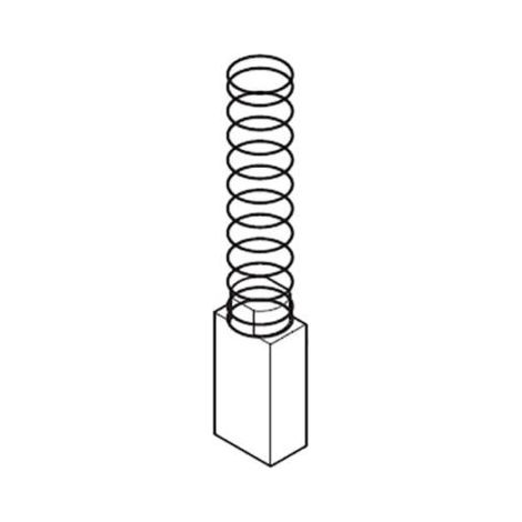 COPPIA SPAZZOLE SPAZZOLA A CARBONCINO RICAMBIO PER UTENSILI STAYER (13718V) 6,2X6,2X13 PZ.2 (23582)