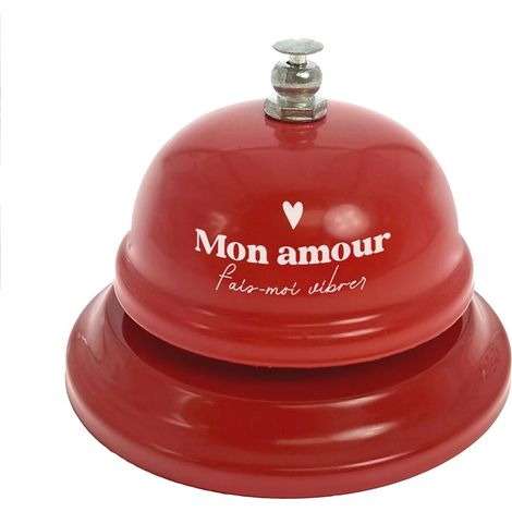 Cloche de table Mon amour fais-moi vibrer (1/3)