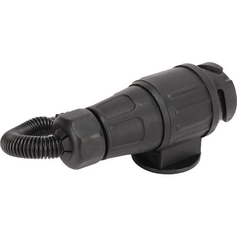 Adattatore/convertitore da spina rotonda europea a 13 pin a spina piatta americana a 4 pin per rimorchi e camper. (1/5)