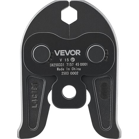 Pour le sertissage des tuyaux inox 15 mm, mâchoire Type V en acier cémenté compatible avec outils électriques (1/5)