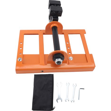 Guide de coupe de bois de scierie verticale, Mini-scierie Portable, accessoire de coupe guidé pour les constructeurs et les menuisiers Orange