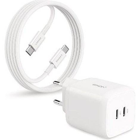 Cargador genérico para portátil Apple 65W + Cable 2M / 2xType-C / CAA0023A