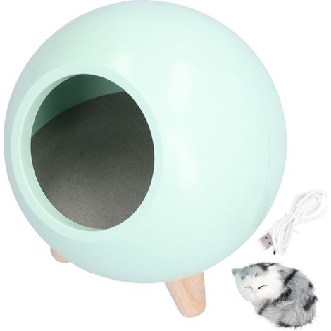 Lampe d'ambiance USB pour chambre enfant fille, veilleuse LED cartoon lumière chaude verte, lampe de chevet (1/5)