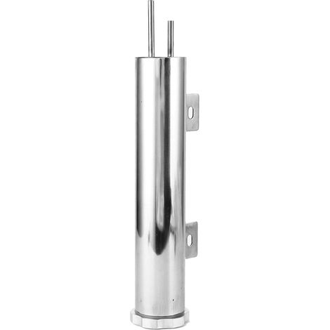 2x10L Réservoir de Récupération de Liquide de Refroidissement en Acier Inoxydable avec Accessoires de Montage Universel