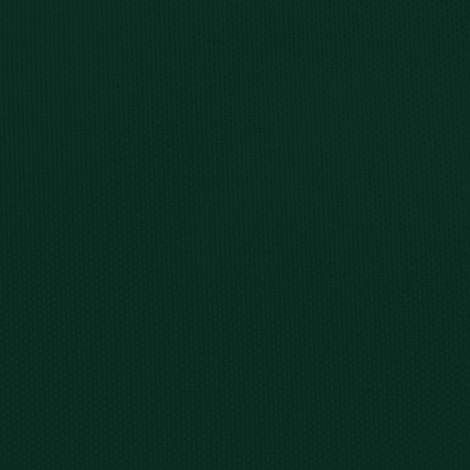 Voile d'ombrage, Protection Solaire, pour Jardin Terrasse Extérieur, Tissu Oxford triangulaire 3,5x3,5x4,9m Vert foncé OIB3796E (1/5)