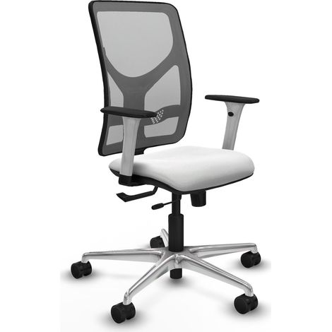 Sedia da ufficio piqueras y crespo Motilla bianco alluminio (1/2)