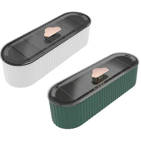Boîte de rangement pour câbles à 7 compartiments - Organisation des appareils électroniques (1/5)