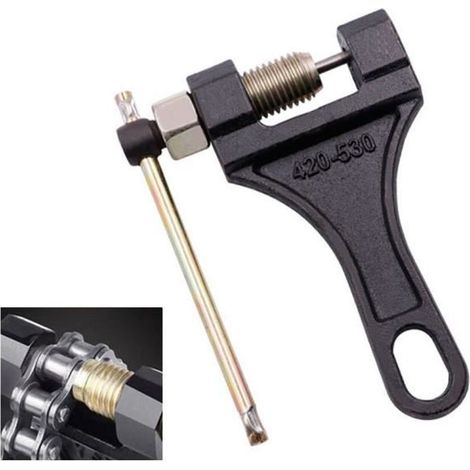 Coupe-chaîne professionnel pour moto 420 – 530, 1 pièces, outil de réparation, démontage de la chaîne [32C9344] (1/4)