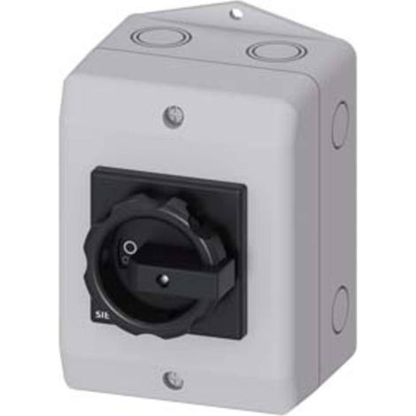 Interruttore-sezionatore Nero 3 poli 6 mm² 16 A 1 NA, 1 NC 690 V/AC Siemens 3LD20641GP51 (1/3)