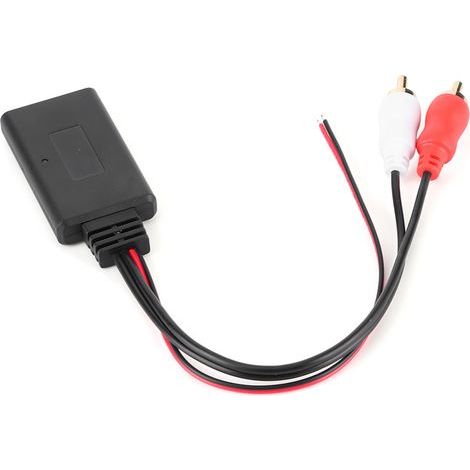 Adaptateur universel Bluetooth sans fil, prise audio AUX 2 RCA, connecteur pour autoradio