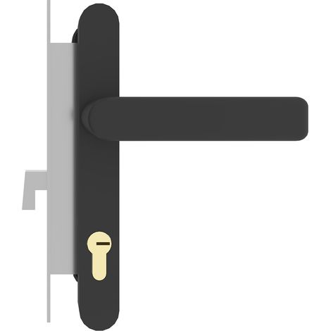 Kit serrure à crochet Y-LOCK pour portail coulissant (1/2)