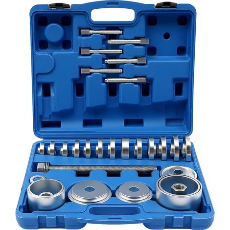 Jeu d'outils pour roulements de roue, acier au carbone durable, kit de réparation complet, Bleu (1/2)